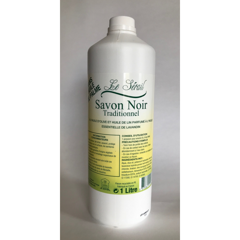 Savon noir liquide à l'huile d'olive 1 litre