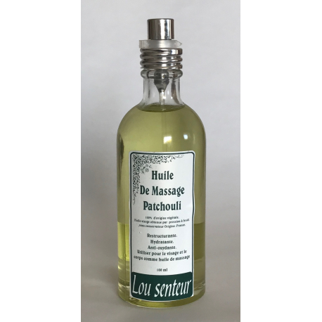 Huile de Massage au Patchouli - Lou Senteurs