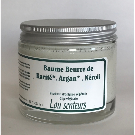 Baume Beurre de Karité, Argan au Néroli - Lou Senteurs