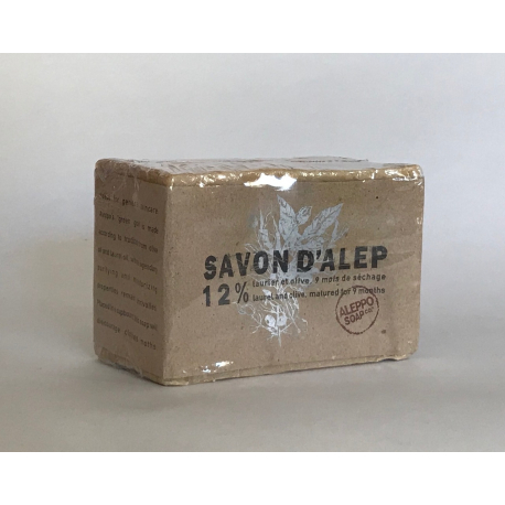 Savon d'Alep 12% de Baie de Laurier