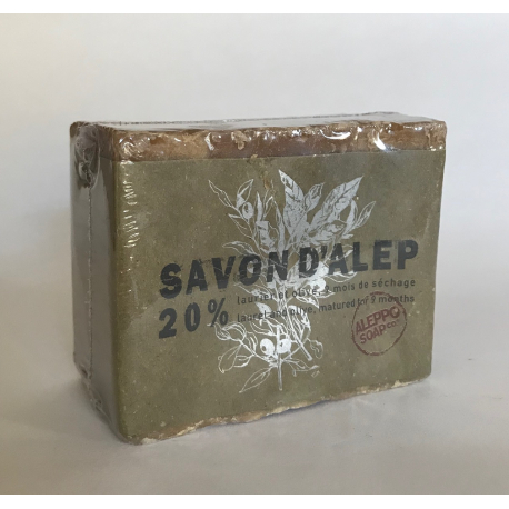 Savon d'Alep 20% de Baie de Laurier